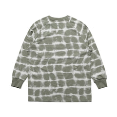 Awf Logo Tie-Dye Long Sleeve Khaki