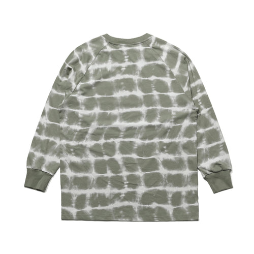 Awf Logo Tie-Dye Long Sleeve Khaki
