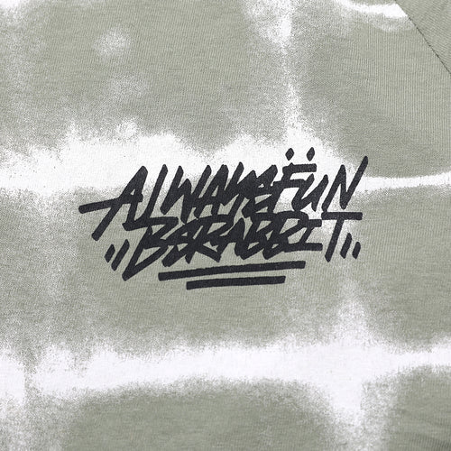 Awf Logo Tie-Dye Long Sleeve Khaki