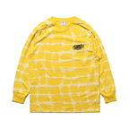 Awf Logo Tie-Dye Long Sleeve Yellow