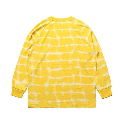 Awf Logo Tie-Dye Long Sleeve Yellow