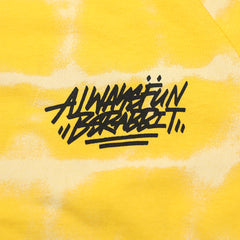Awf Logo Tie-Dye Long Sleeve Yellow