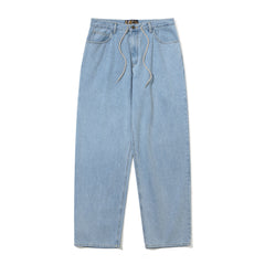 Carpenter Loosefit Denim Pants Lightblue
