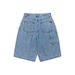 Carpenter Loosefit Denim Short Pants Blue
