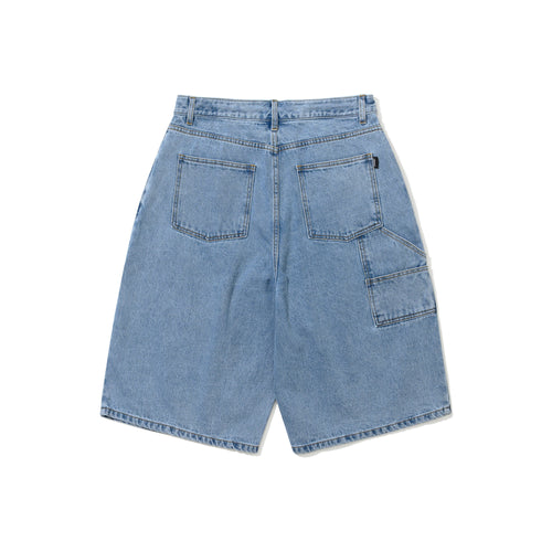 Carpenter Loosefit Denim Short Pants Blue