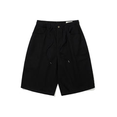Carpenter Loosefit Cotton Short Pants Black