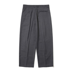 Twotuck Wide Slacks Gray