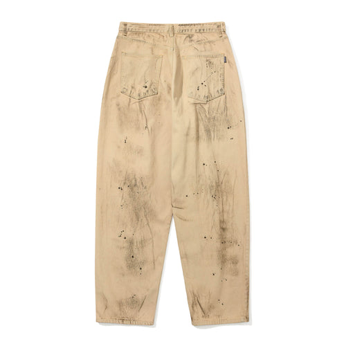 Mid90 Baggy Denim Pants Dirty Wash Beige