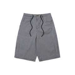 Carpenter Loose Fit Shorts Gingham Check