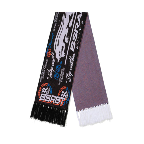 Brighter Days Jacquard Muffler Black