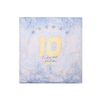10 Logo Mat Sky / Beige