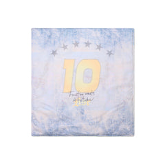 10 Logo Mat Sky / Beige