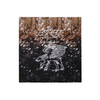 BSRABBIT Mat Floral Mustard / Smoky Moss
