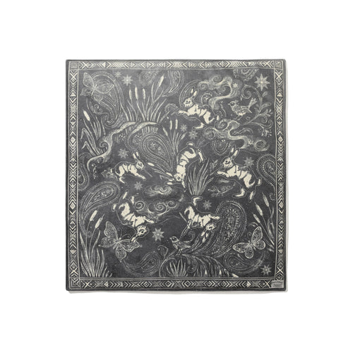 Love Note Mat Milky Pink / Sage Paisley