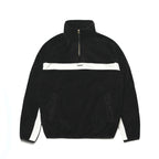 Logo Velour Line Pullover Black