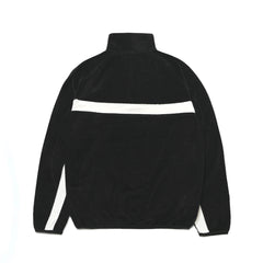 Logo Velour Line Pullover Black