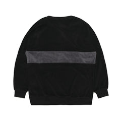 Wl Velour Pullover Black