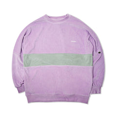 Wl Velour Pullover Purple