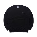 Logo Embroidery Crewneck Black