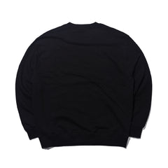Logo Embroidery Crewneck Black