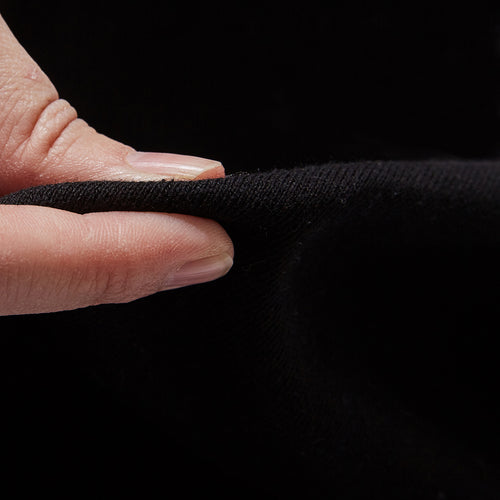 Logo Embroidery Crewneck Black