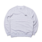 Logo Embroidery Crewneck Light Gray