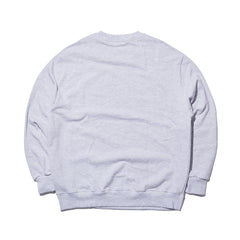 Logo Embroidery Crewneck Light Gray
