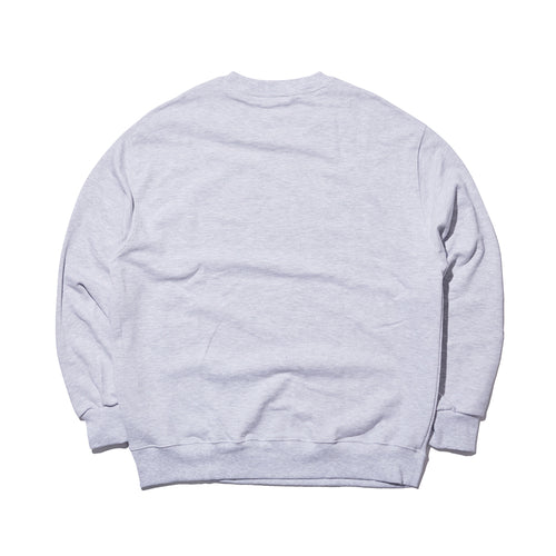 Logo Embroidery Crewneck Light Gray