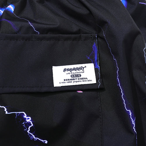 Dsxbr 2Nd Velvet Wide Box Pants Purple Thunder Black