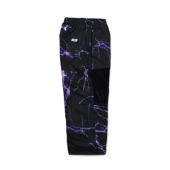 Dsxbr 2Nd Velvet Wide Box Pants Purple Thunder Black