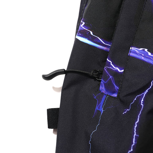 Dsxbr 2Nd Velvet Wide Box Pants Purple Thunder Black