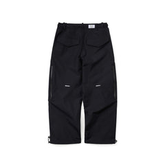 Special Seam Sealing Wide Ventilation Pants Ink Splatter Black