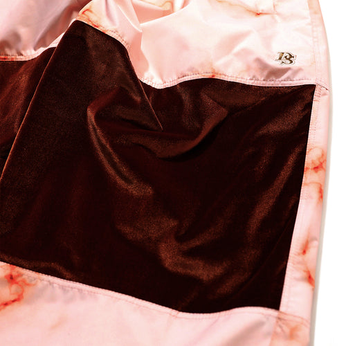 Dsxbr 2Nd Velvet Wide Box Pants Terracotta