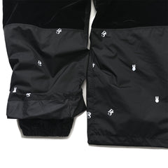 Dsxbr 2Nd Velvet Wide Box Pants Dbp Black