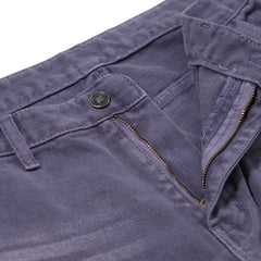 Barrel-Leg Vintage-Washed Denim Pants Ash Purple