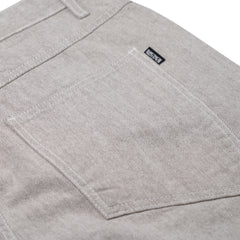 Barrel-Leg Logo Patch Pants Brown