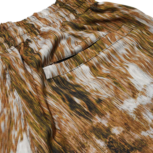 Color-Block Track Pants Floral Mustard