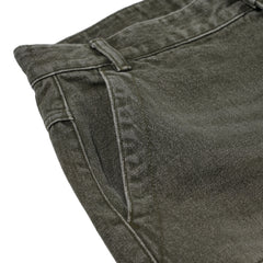 Damaged Denim Shorts Olive