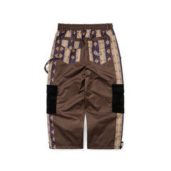 Heritage Big Cargo Pocket Super Wide Ventilation Pants Dark Brown