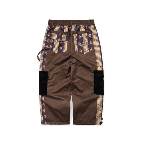 Heritage Big Cargo Pocket Super Wide Ventilation Pants Dark Brown
