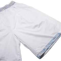 Color-Block Mesh Track Shorts Sky