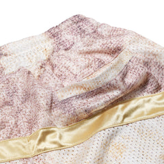 Color-Block Mesh Track Shorts Beige