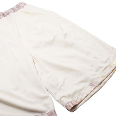 Color-Block Mesh Track Shorts Beige