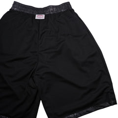 Color-Block Mesh Track Shorts Black