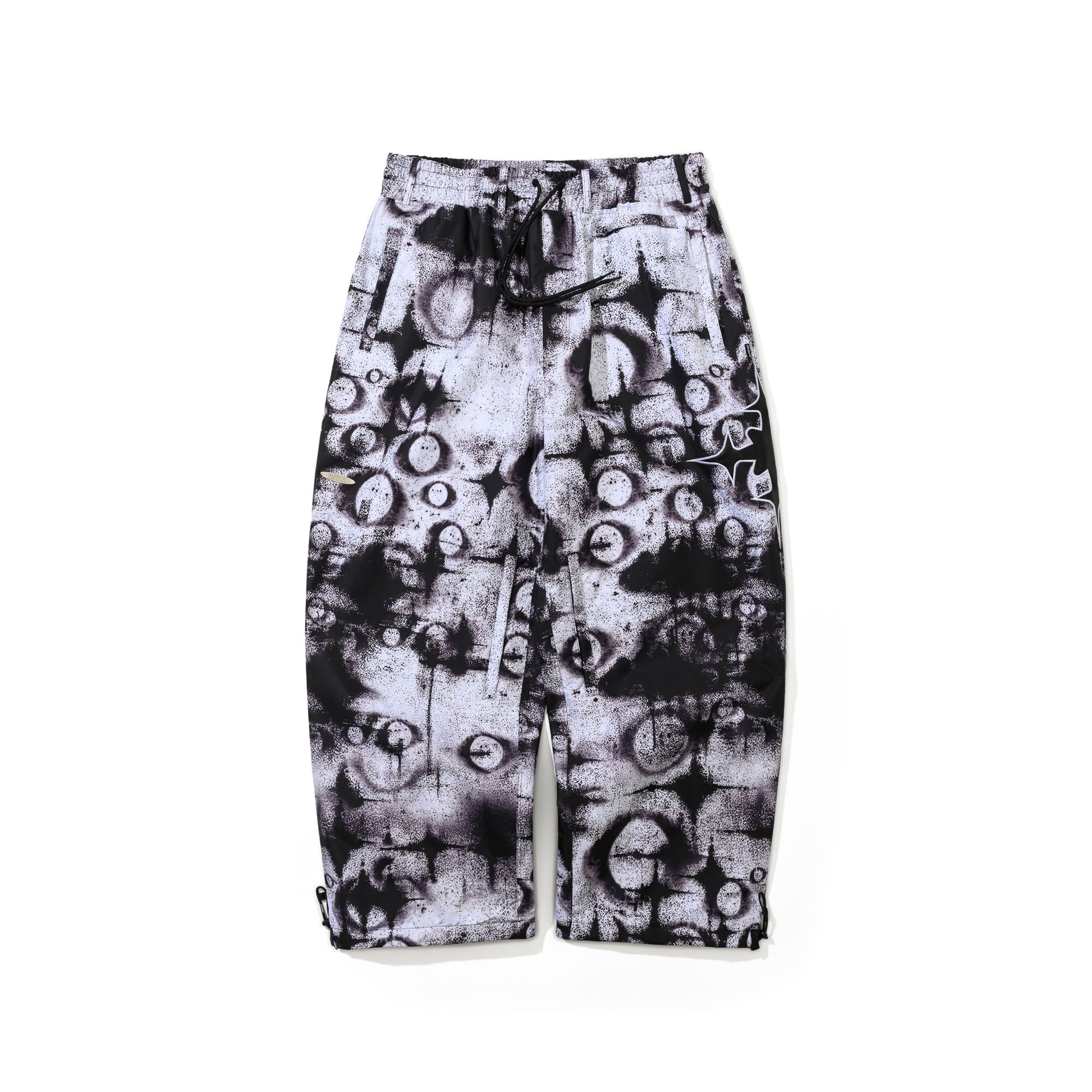 2526FW BSRABBIT Lunar Star Super Wide Ventilation Pants Sprayed White