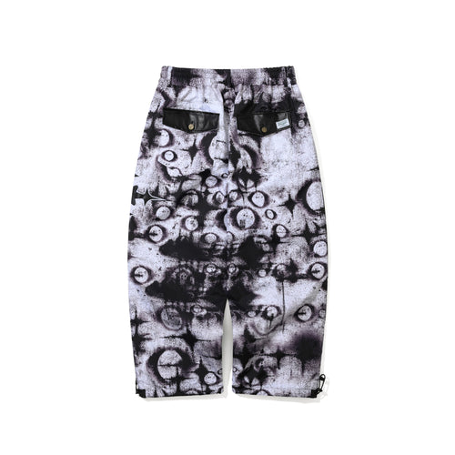 Lunar Star Super Wide Ventilation Pants Sprayed White