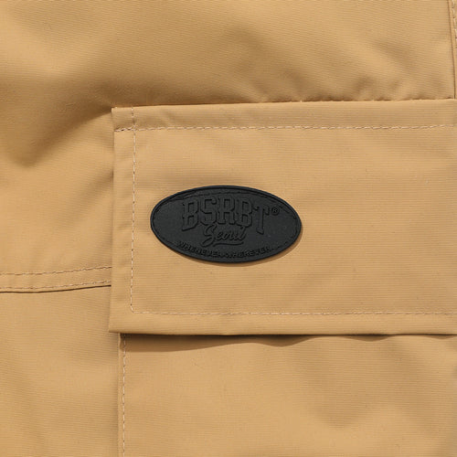 Cargo Pocket Box Track Pants Dark Beige
