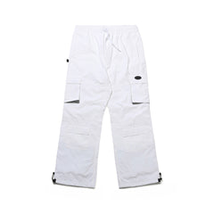 Cargo Pocket Box Track Pants White
