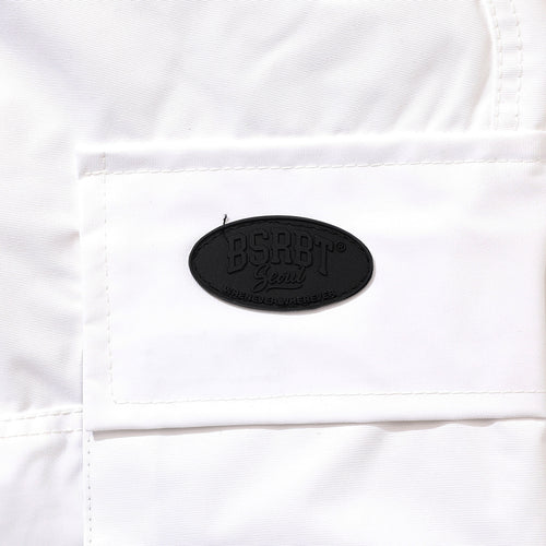 Cargo Pocket Box Track Pants White