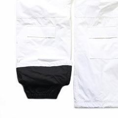 Cargo Pocket Box Track Pants White